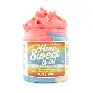 How Sweet It Is Whipped Soap with Raw Sugar - Bomb Pop