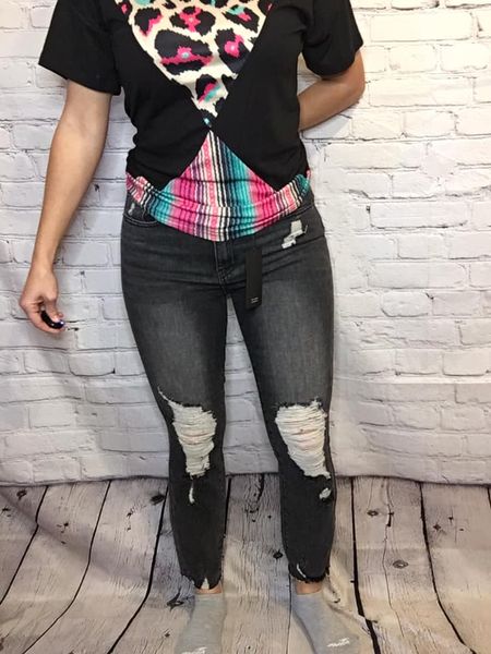 Black Washed Skinnies