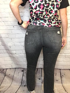 Black Washed Skinnies