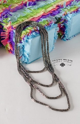 Grey Loopty Loo necklace