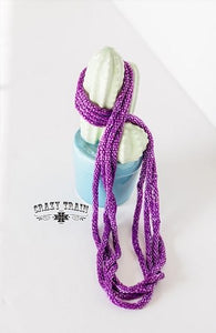 Purple Loopty Loo necklace
