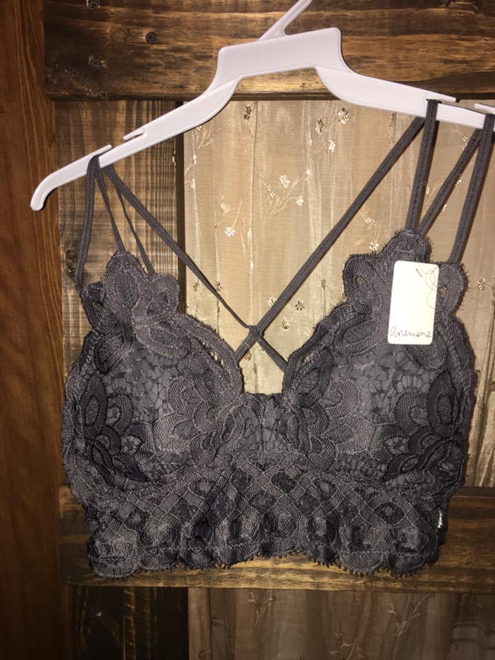 Charcoal bralette