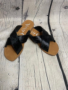 Black Seaside Sandals