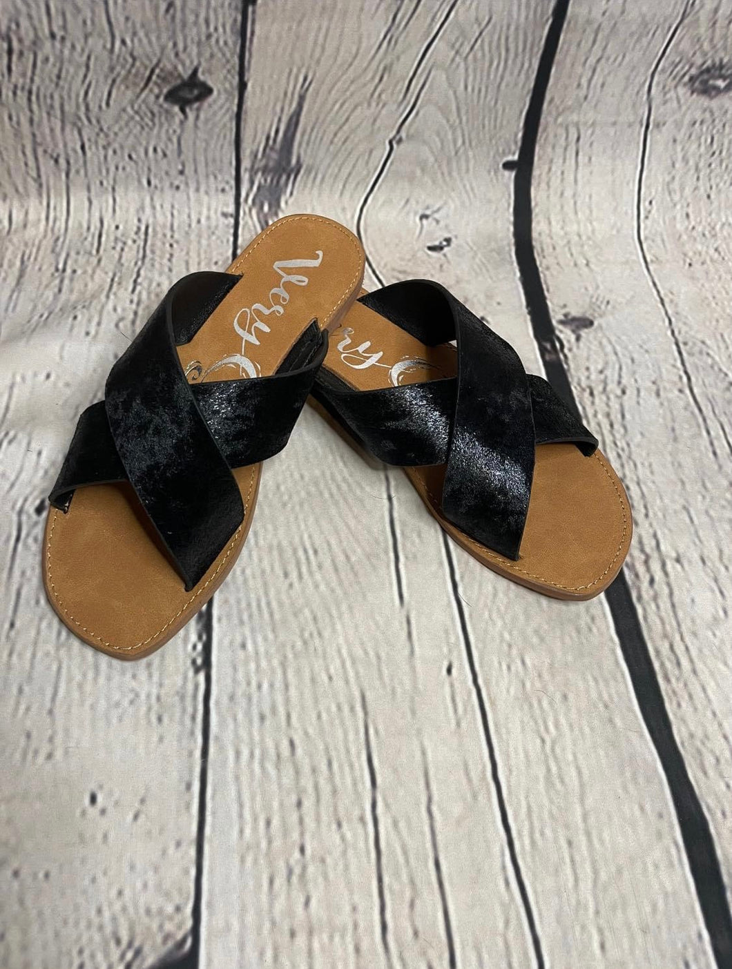 Black Seaside Sandals