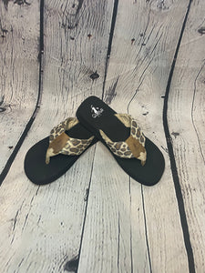 Leopard Aquaholic Flip-flops