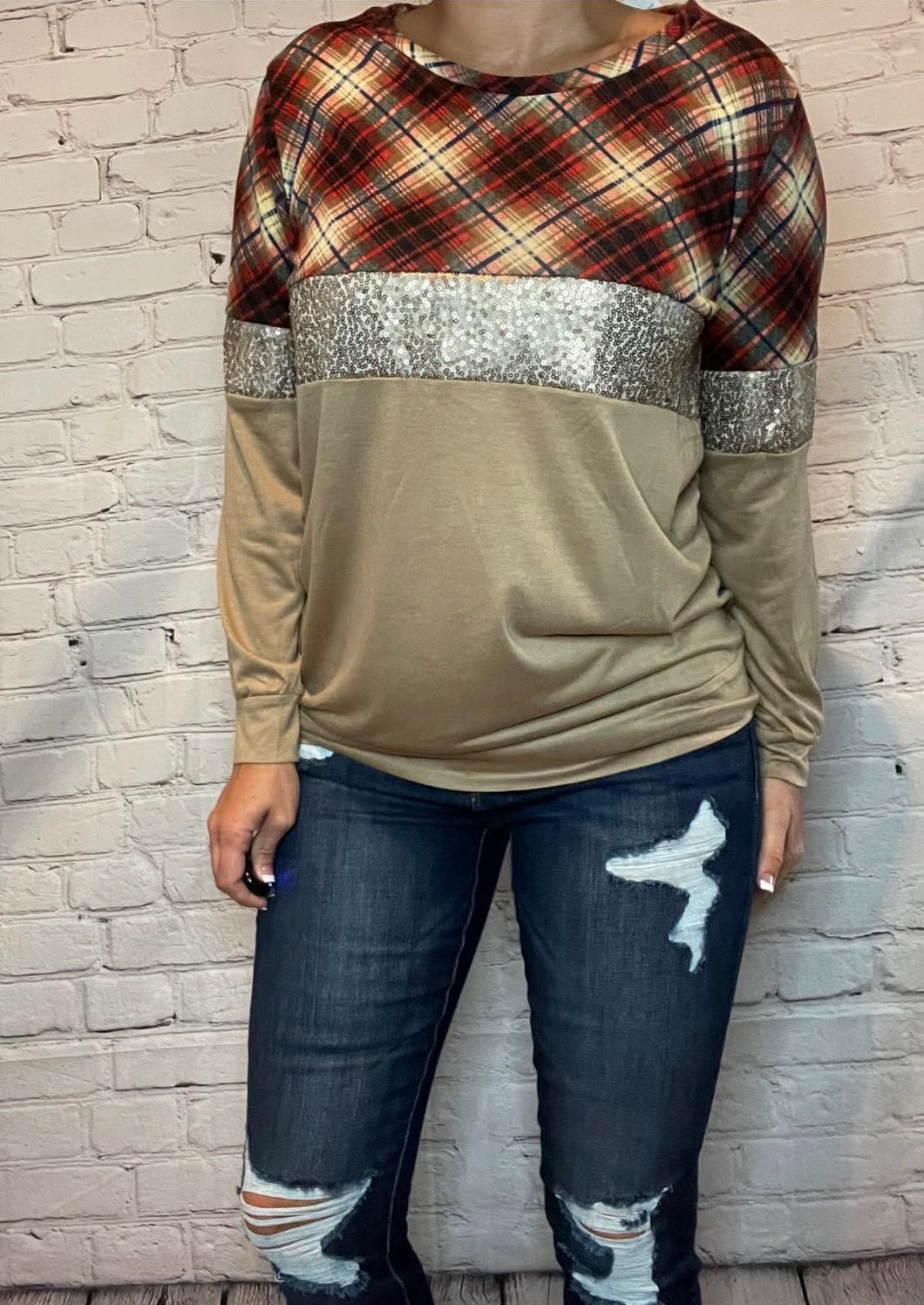 Stacked In Style Plaid Long Sleeve