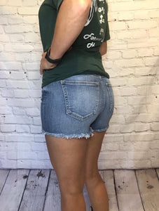 High rise shorts