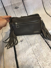 Load image into Gallery viewer, Brown Cowhide Crossbody and/or Wristlet
