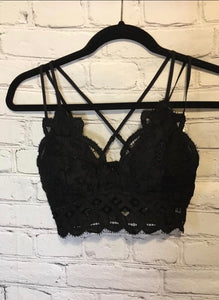 Black bralette