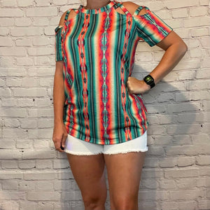 Summer Vibes Criss-Cross top