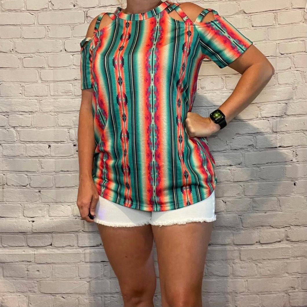 Summer Vibes Criss-Cross top