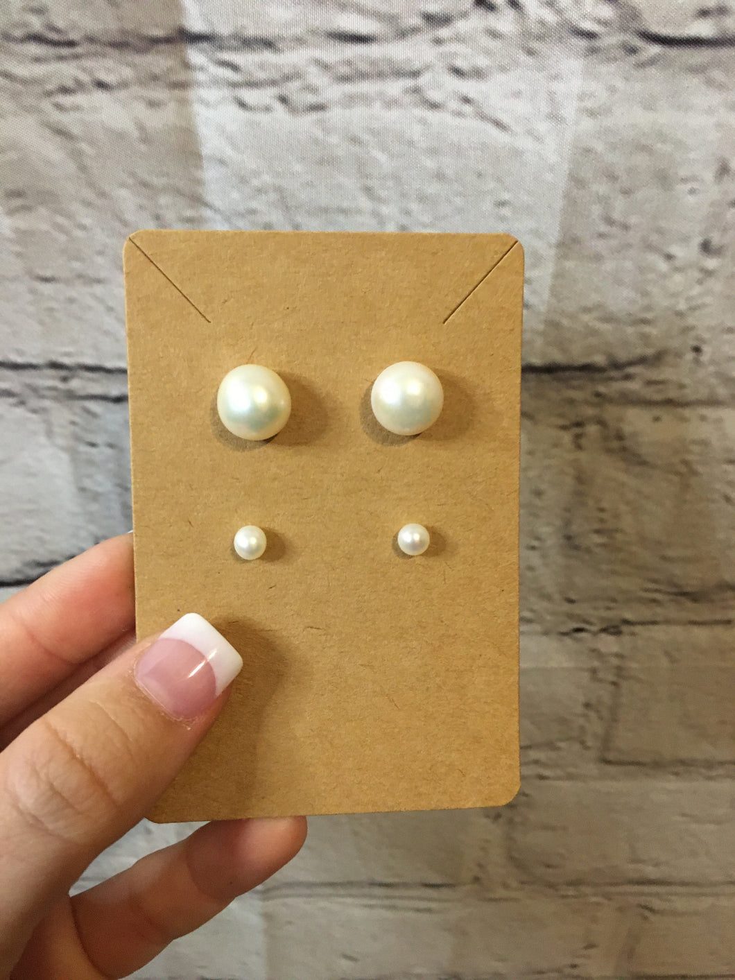 Real farm raised fresh water pearl set
