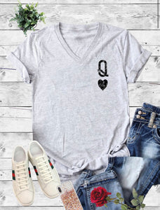 Queen of Hearts Tee