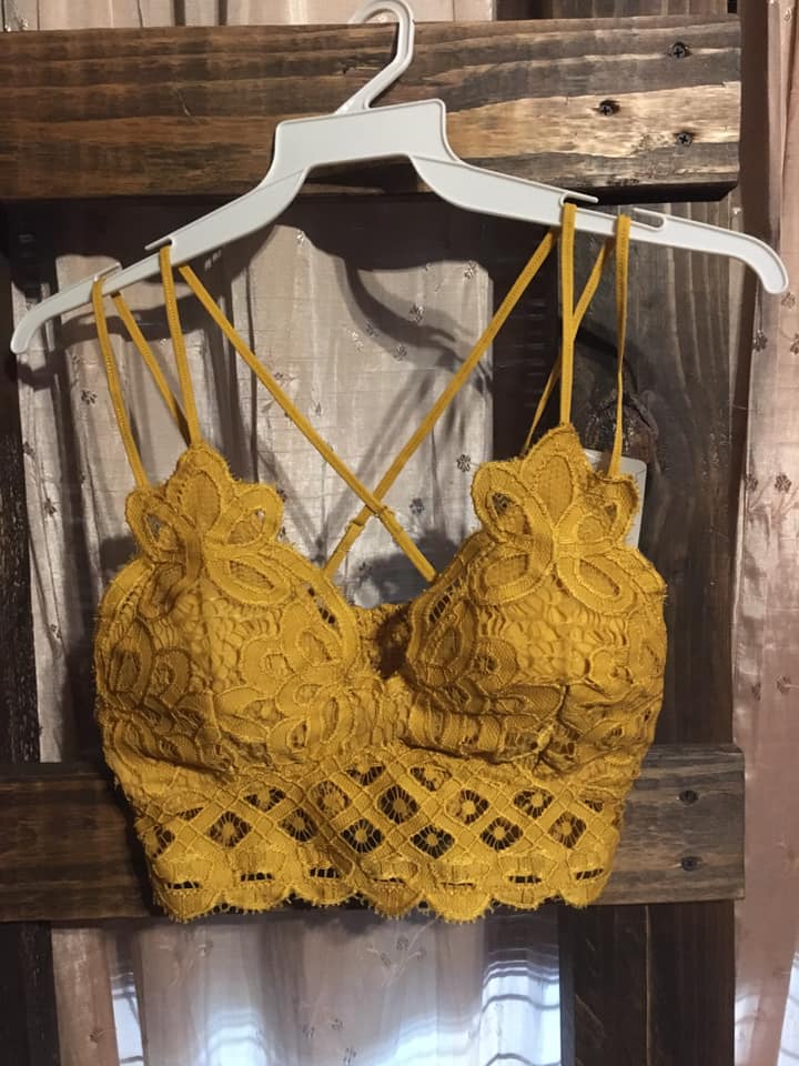 Mustard bralette
