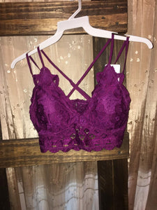 Plum bralette