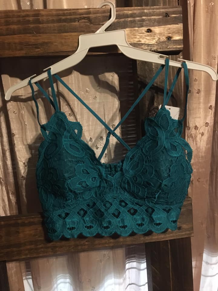 Teal bralette